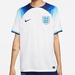 Nike England National Football Team‎ Soccer Jersey White Blue M New W/ Tags